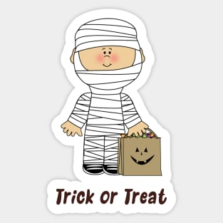 Trick or Treat Sticker